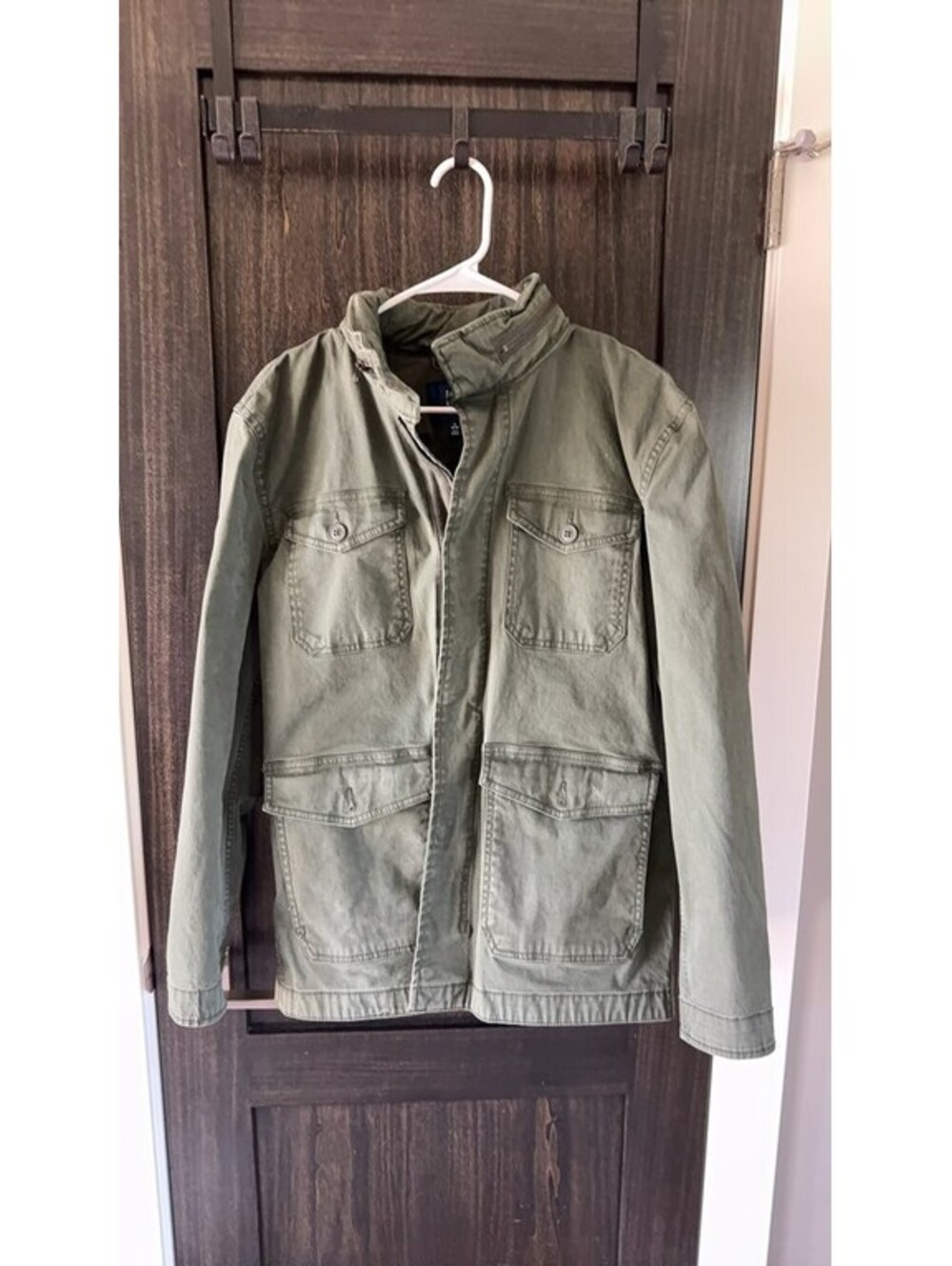 George Men's Olive Green Utility Jacket